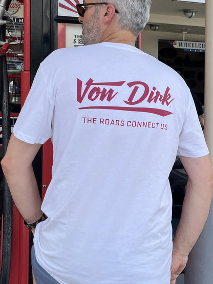 Von Dirk The Roads Connect Us, short sleeve T-shirt